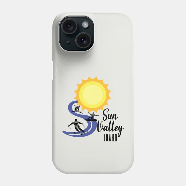 Sun Valley, Idaho USA. Gift Ideas For The Ski Enthusiast. Phone Case by Papilio Art