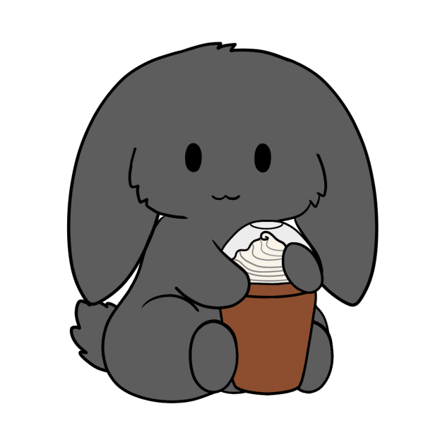 Black Bunny Ice Coffee by BiscuitSnack