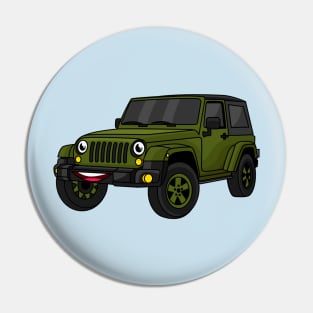 Adventure car cartoon illustration Pin