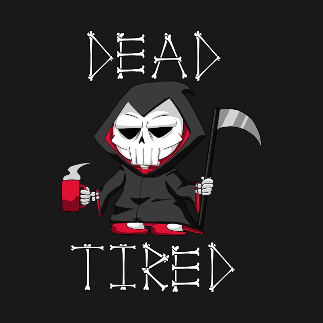 Dead Tired (Red) by KnightLineArt