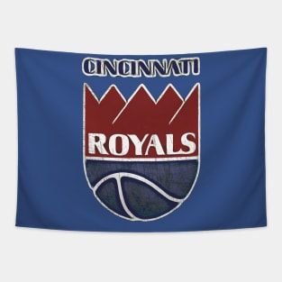 Cincinnati Royals Basketball Tapestry