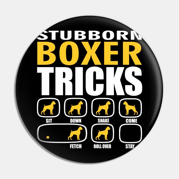 Stubborn Boxer Tricks Pin by Madfido