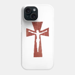 wooden cross Phone Case