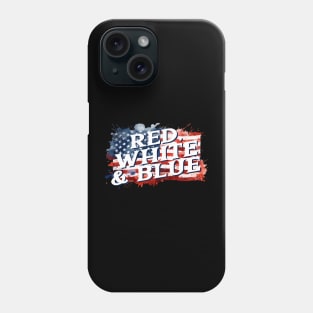 Red, White, and Blue Phone Case