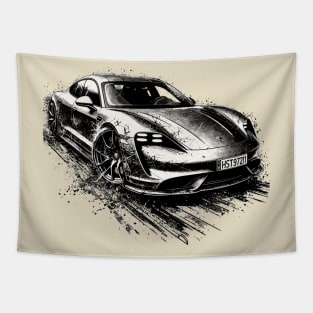 Porsche Taycan Tapestry