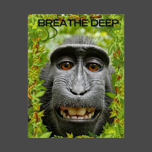 Breathe deep with chillin gorilla! T-Shirt