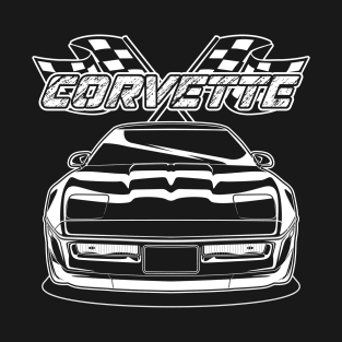 Corvette (White Print) T-Shirt