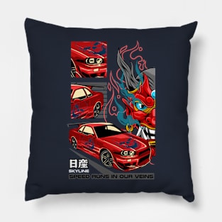 Speed Of The Demon Pillow