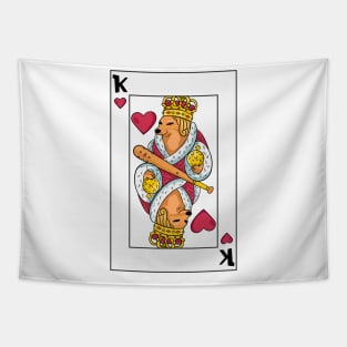 cheems poker card Tapestry