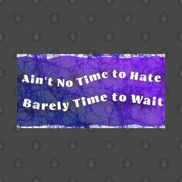 Ain't No Time to Hate Barely Time to Waste by Aurora X