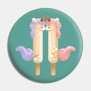 Couple of Unicorn Sweet Snack Pin