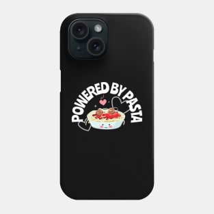 powered by pasta Phone Case