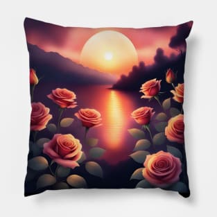 sunset lover Pillow