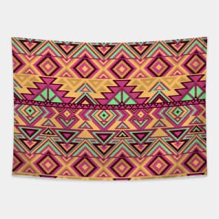 Ethnic pixel ornament #5 Tapestry