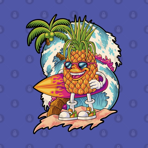 Summer Paradise Pineaple by Wagum Std