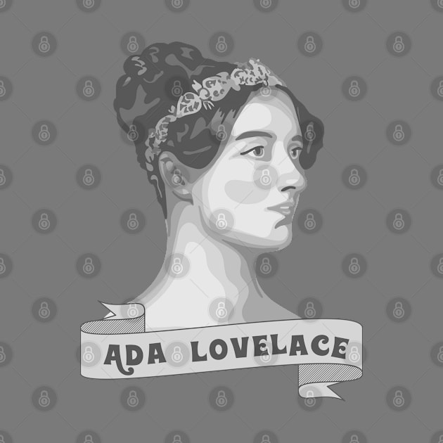 Ada Lovelace Portrait by Slightly Unhinged