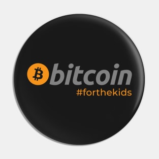 Bitcoin Crypto For the Kids Pin