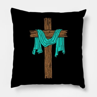 Wooden cross Pillow