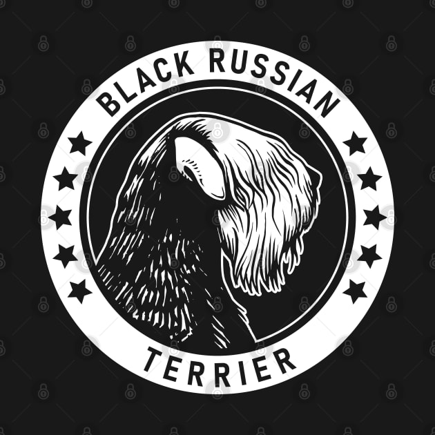 Black Russian Terrier Fan Gift by millersye