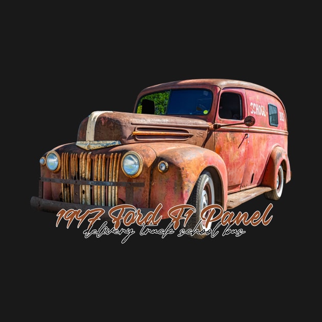 1947 Ford Panel Delivery Truck School Bus by Gestalt Imagery