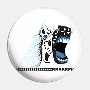 Screaming Horse Pin