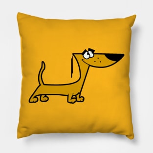 The Little Dog - 2 Stupid Dogs Pillow