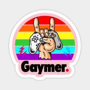 Gaymer the pride month computer gamer Magnet