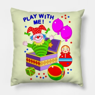 Toys for kids. Play with me! Pillow