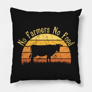 No farmers No food no funny Pillow