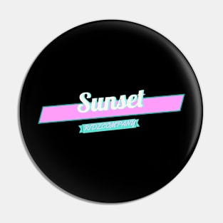 Sunset Pin