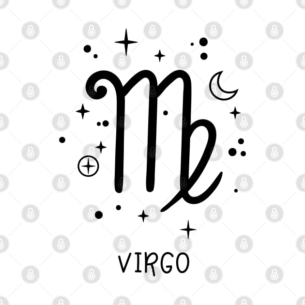 Virgo Celestial Zodiac Sign Symbol by The Cosmic Pharmacist