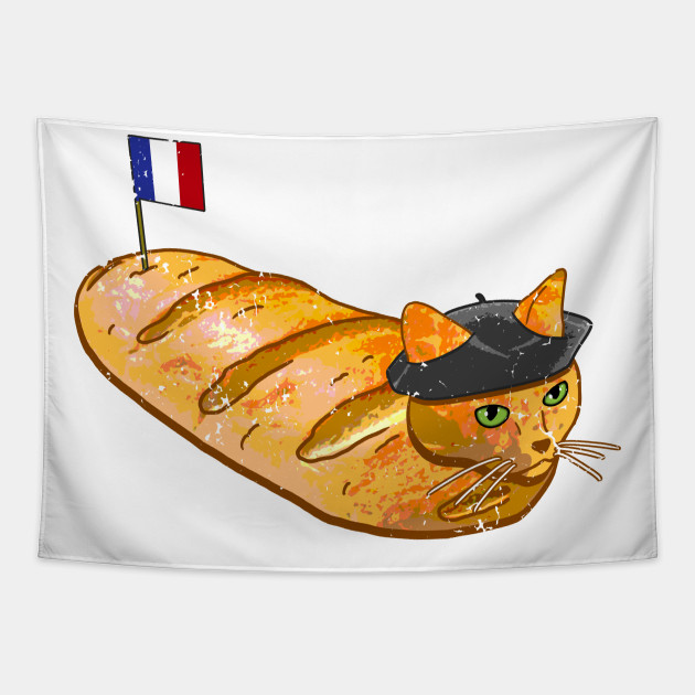Cat new arrivals and baguette