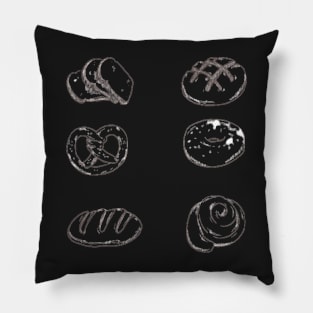 bakery items STICKER PACK Pillow