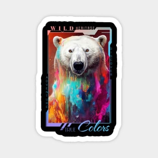 Polar Bear  Animal Discovery Adventure Nature Planet Earth Paint Magnet