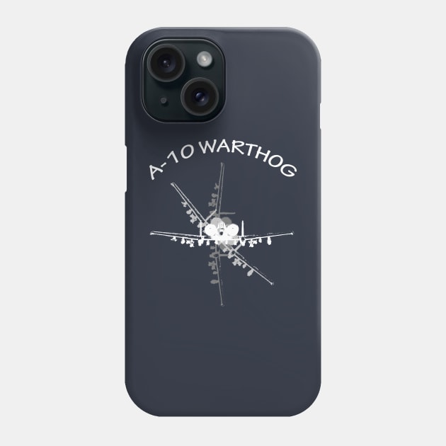 A-10 Warthog Military Combat Aircraft Phone Case by Sneek661
