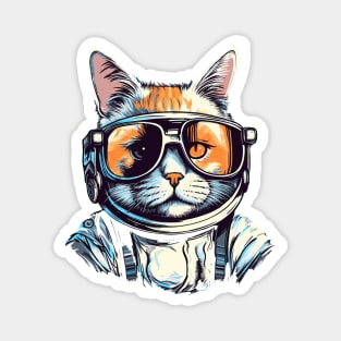 Cosmic Cool Cat Magnet