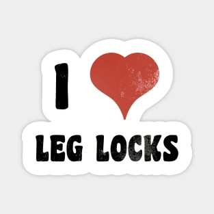 I Heart Leg Locks - Brazilian Jiu-Jitsu Magnet