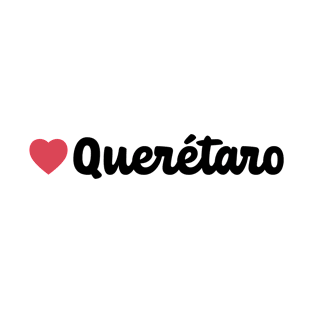 Querétaro Mexico Heart Script T-Shirt