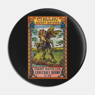 Cthulhu Matches Pin