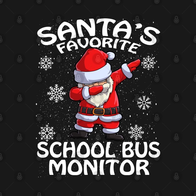 Santas Favorite School Bus Monitor Christmas by intelus