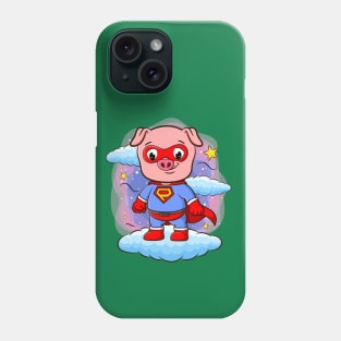 Pig Superhero Costume Phone Case