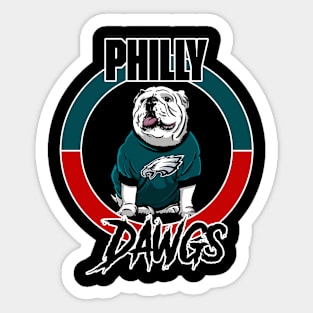 Philly Sports Logo Small Stickers 