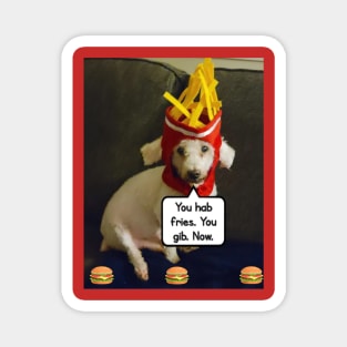 French Fry King Magnet