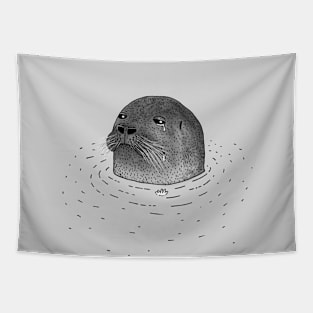 Sad Seal Tapestry