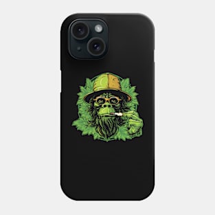 Smoking monkey Phone Case