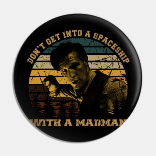 Retro Doctor Movie Graphic Picture Pin