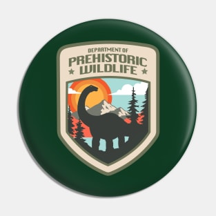 Department of Prehistoric Wildlife Pin