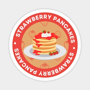 Strawberry pancakes Magnet