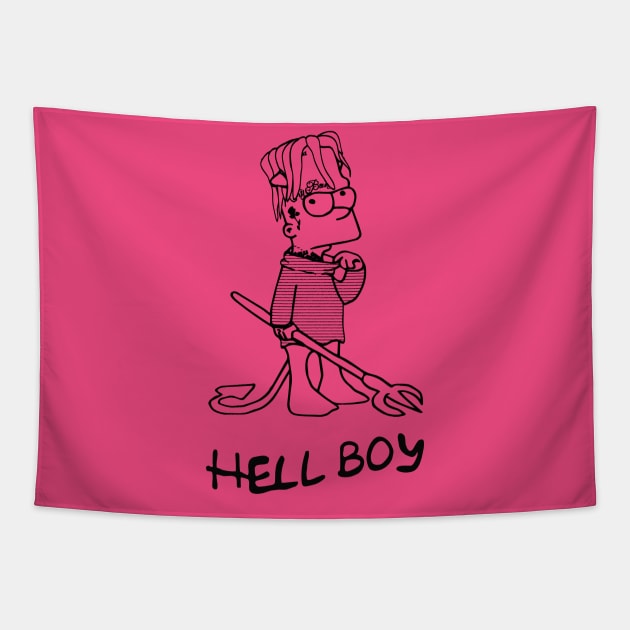 hell boy lil peep Tapestry by Garangs