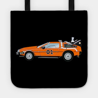 General Lee BTTF Delorean Tote